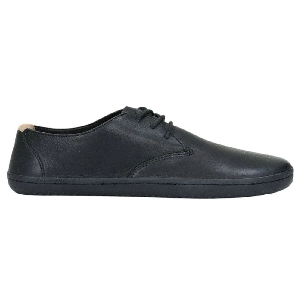 Vivobarefoot Ra II Mens Barefoot Oxford Shoes Black Leather Size 44 EUR 11 US